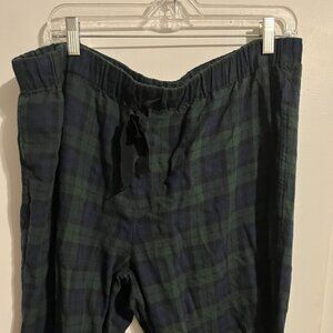 J. CREW FLANNEL PAJAMA PANTS WOMENS SZ XL
